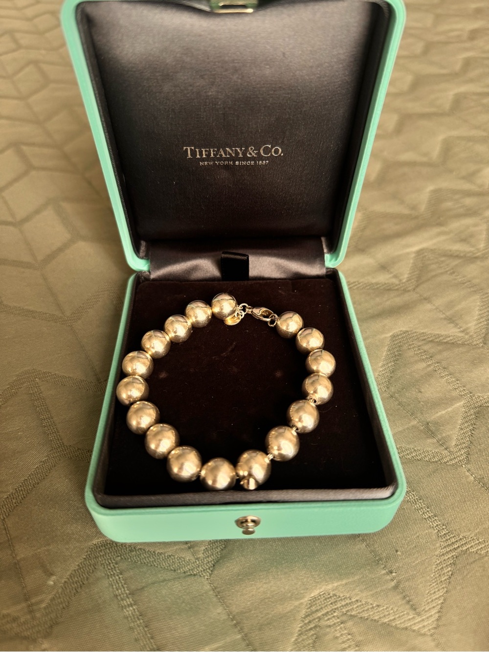 Tiffany & Co. Sterling Silver Bead Bracelet - Silver